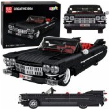 LEAN Toys Construction Bricks Classic Car Cabrio C