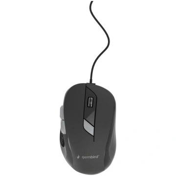 Gembird USB datorpele MUS-6B-01, 1600 DPI, 6 pogas