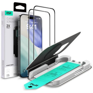 iPhone 17 Aizsargstikls ESR ULTRAFIT TEMPERED GLAS