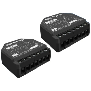 Set of 2 Shelly 2PM Gen3 WiFi/Bluetooth Controller