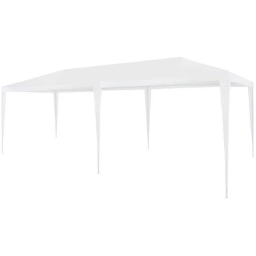 vidaXL svinību telts, 3x6 m, PE, balta Nav norādīt