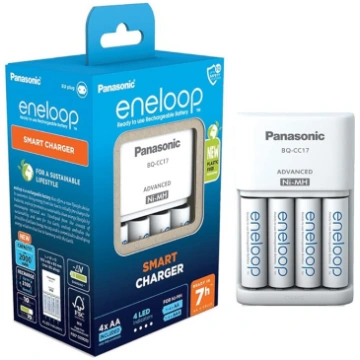 Panasonic eneloop Smart Ladegerät für 1-4 AA/AAA N
