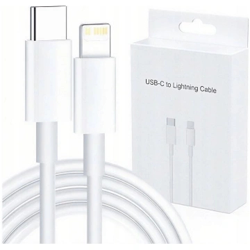 Kabel USB Bounn USB-C - Lightning 3 m Bialy (Z513)
