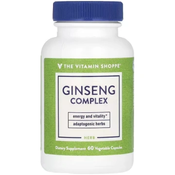 The Vitamin Shoppe, Ginseng Complex, 60 Vegetable 