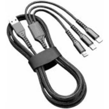 NEO Cable USB-A - USB-C/ Micro USB/ Lightning 1,2m