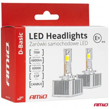LED auto spuldzes D-Basic Series D3S/D8R/D3R AMiO-