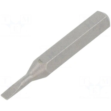 Screwdriver bit | slot | 1.8x0.3mm | Socket size: 