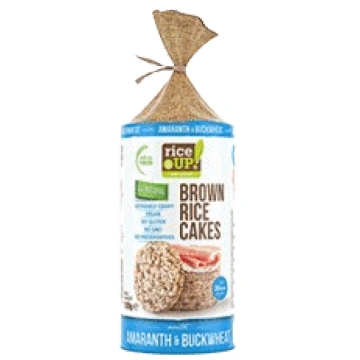 Galetes RICE UP brūno rīsu ar griķiem 120g