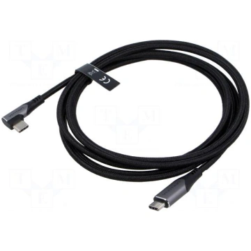 Cable | USB 2.0 | USB C plug,USB C angled plug,bot