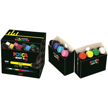 Marķieri Uni Ball Posca MOP"R PCM-22, 8 gab