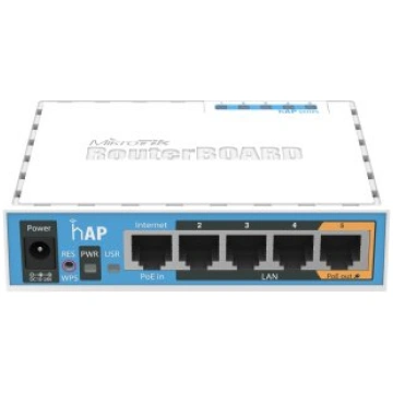 Mikrotik hAP White Power over Ethernet (PoE) MKR