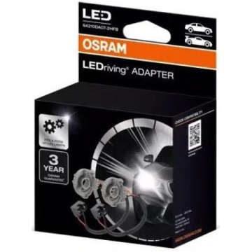 Komplekts 2x LEDriving adapteris H7 - Osram