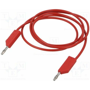 Test lead; 60VDC; 30VAC; 32A; Len: 1.5m; red; Cond