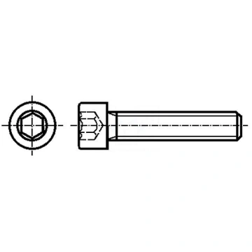 Screw | M6x35 | DIN: 912 | Head: cheese head | imb
