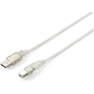 Equip USB 2.0 Type A to Type B Cable, 1.0m , Trans