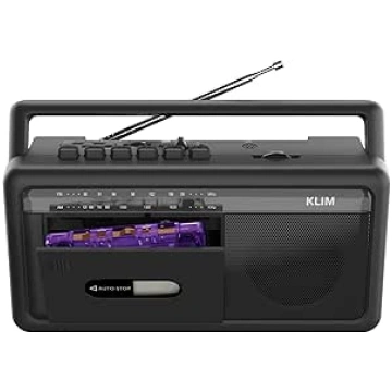 KLIM pārnēsājamais kasešu atskaņotājs Boombox, AM/