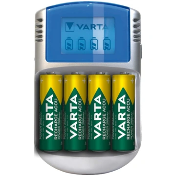 VARTA akumulatoru lādētājs ar 4 x AA 2600 mAh, aku