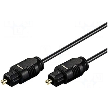 Cable | Toslink plug,both sides | 3m | Øcable: 2.2