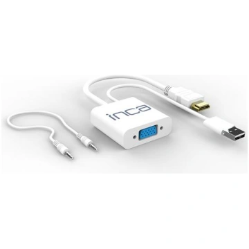 INCA Adapter IVTH-01 VGA auf HDMI (+USB und Audiok