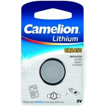 CR2450 baterija Litija 3V CAMELION 1gb. Ca2450-1