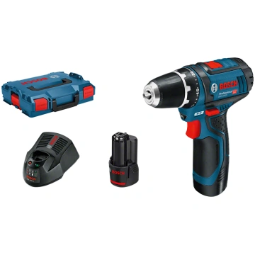 Bosch GSR 12V-15, 2x2.0Ah L-boxx (0601868109)