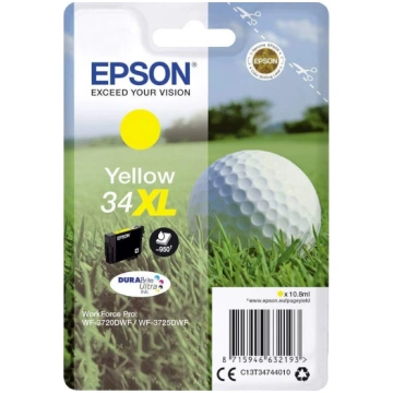 Epson oriģinālā 34 tintes golfa bumbiņa, WF-3720DW