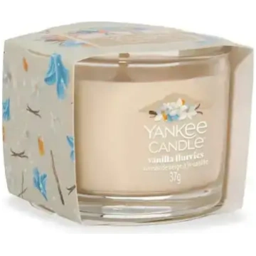 Yankee Candle Vanilla Flurries stikla svece