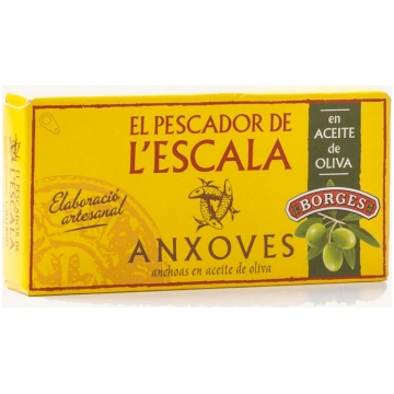 Anchovy fillets in olive oil, artisan, from Girona