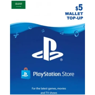 Saūda Arābija PSN 5 SAR Dāvanu Karte Sony