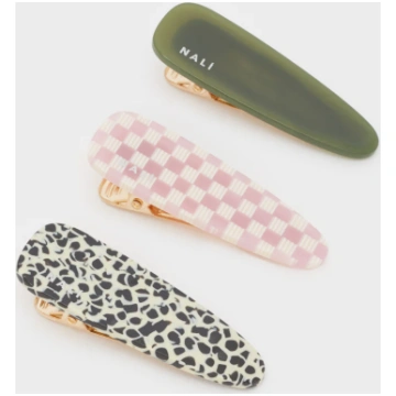SISSY HAIRCLIP SET GREEN/PINK - ONE SIZE