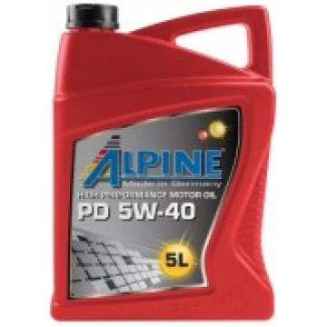 Motoreļļa Alpine PD 5W-40 5 L. Ir noliktavā