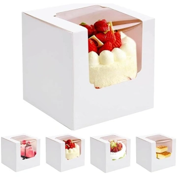 XWCHASA Cupcake kastes, 16 gabalu baltas kūkas kas