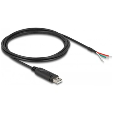 Delock Adapter Cable USB 2.0 Type-A to Serial RS-4