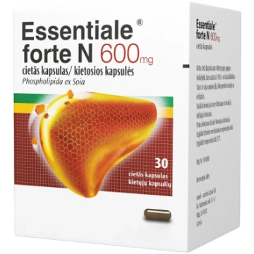 Essentiale Forte N 600 mg, 30 kapsulas