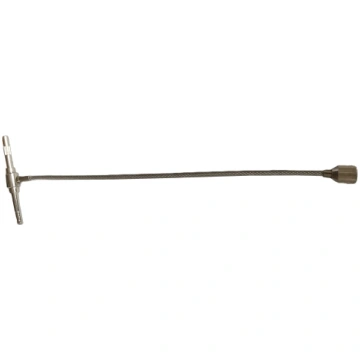 Valve fishing tool with long flexible cable YSE606