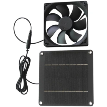 Saules ventilators - 20W ūdensizturīgs saules pane