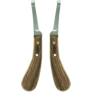 Right/Left cutting scraper with wooden handle Forg