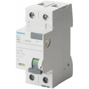 Residual current operated circuit breaker, 2-pole,