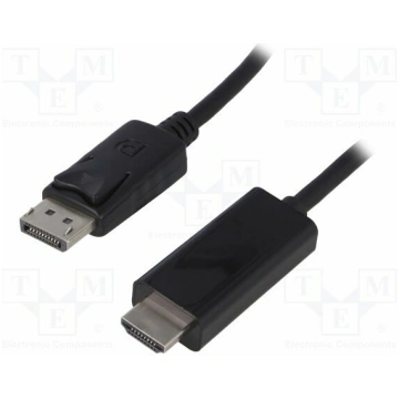 Cable; DisplayPort plug,HDMI plug; 3D,4K,UHD 2160p