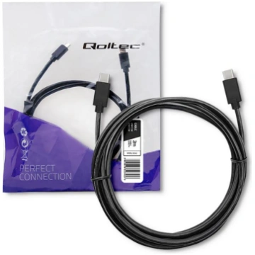 Qoltec USB 2.0 cable type C male | USB 2.0 type C 