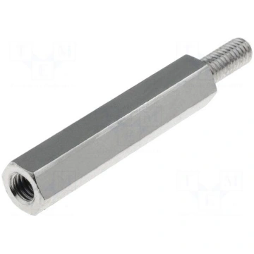 Screwed spacer sleeve | Int.thread: M3 | 25mm | Ex