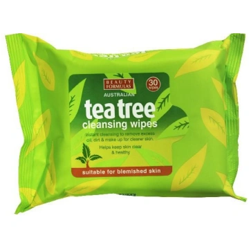 Beauty Formulas Tea Tree Chusteczki oczyszczajace 