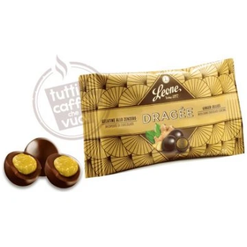 Gelatine allo zenzero ricoperte di cioccolato