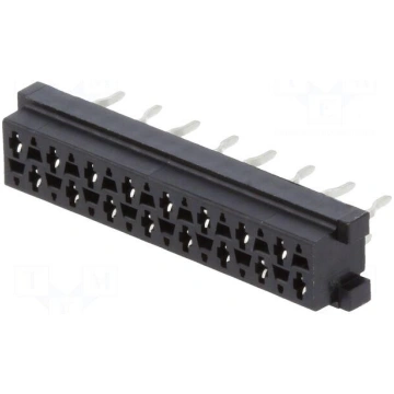 Micro-MaTch | socket | female | PIN: 16 | THT | on