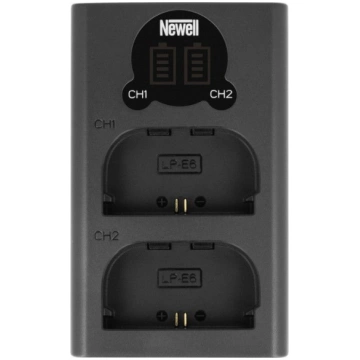 Newell DL-USB-C Dubultais Lādētājs priekš LP-E6