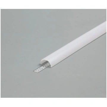 LED profila ARC12 Vāks, ovāls, balts, 3m, TOPMET