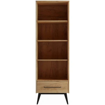 Grāmatu plaukts Pinio Retro, brūna krās., 199 cm x
