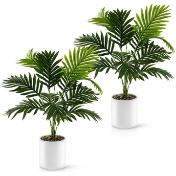 PASCH 2 mākslīgo palmu Areca (60 cm) komplekts bal