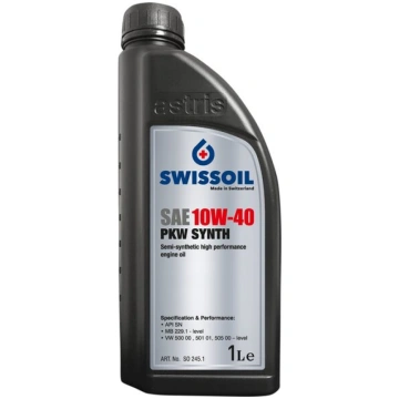 SAE 10W-40 PKW SYNTH, 1L Swissoil