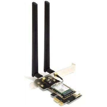 Alfa Wi-Fi 6E PCIe Card with Dipole Antenna Alfa N